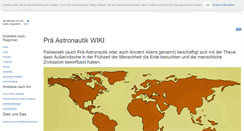 Desktop Screenshot of palaeoseti.de