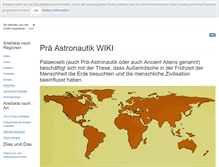 Tablet Screenshot of palaeoseti.de
